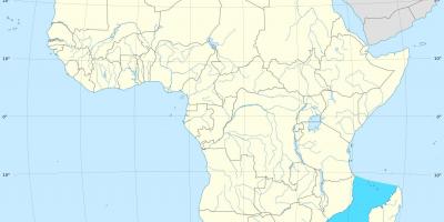 Mozambique-kanalen, afrika kort